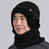 Gorro de invierno para hombre de mediana edad y mayor, cálido, de punto, con forro polar, grueso, de lana para papá y abuelo, con protección para los oídos, venta al por mayor