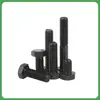 Tornillos de Alta Resistencia, Tornillos de Acero al Carbono Grado 12.9 con Cabeza Hexagonal Exterior, Tornillos Negros, Tornillos Pavonados, Tornillos de Rosca Completa y Rosca Parcial