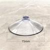 Fornecer vários estilos de cabeça de cogumelo transparente de vidro, ventosa pequena, acessórios de produtos, material de silicone, ventosa de plástico