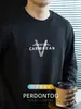 Camiseta de Manga Longa com Relevo 3D em Algodão Modal Macio e Luxuoso, Amiga da Pele, para Homens, 2026 Primavera e Outono, Respirável, Versátil, Camada Base 5A Antibacteriana