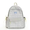 Mochila de Estilo Alto Japonesa Ins Fresca y Dulce a Cuadros para Estudiantes de Secundaria y Preparatoria, Mochila Ligera, Nueva de Verano 2026