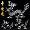 Cristal 12 Zodiaco Rata Buey Tigre Conejo Dragón Serpiente Caballo Oveja Mono Pollo Perro Cerdo Manualidades para la sala de estar Adornos decorativos del zodiaco