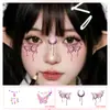 Atmósfera de Año Nuevo Corazón Dulce Pegatinas de Tatuaje Coloridas Rubor Pegatinas para la Cara con Purpurina Maquillaje Festival de Música Atmósfera Pegatinas Creativas Mayoreo