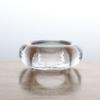 Vidro de Cristal Cera Mesa Forma de Diamante Casamento Romântico Castiçal Suporte para Lâmpada de Manteiga Enfeites Acessórios de Iluminação