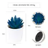 Más de 100 Tipos de Combinaciones de Plantas Suculentas Mini de Plástico Simuladas en Maceta, Mini Bonsáis Suculentos Más Vendidos Transfronterizos, Decoración para el Hogar, Adornos Creativos
