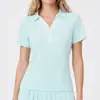 Camiseta Deportiva para Mujer Ropa de Tenis Camisa Polo de Negocios con Cuello de Solapa de Manga Corta Golf Secado Rápido Transpirable Top Ropa de Tenis
