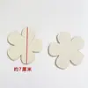 Juego de Herramientas para Tablero de Madera Geométrico Tie-Dye, Piezas de Madera Teñidas de Azul, Materiales de Manualidades para Aprender, Tinte Índigo, Batik