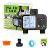 Dispositivo de riego automático de flores de doble salida, temporizador de riego, jardín, irrigador de doble vía con temporización, artefacto para regar flores, dispositivo de riego automático