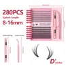 Kit de Pestañas Segmentadas Transfronterizo Pestañas Espesas Europeas y Americanas DIY 3D Agrupación de Fusión en Caliente Set de Extensiones de Pestañas Fábrica