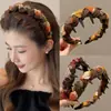 Diadema Trenzada Vintage para Mujer, Estilo de Alta Gama para Otoño e Invierno, Adecuada para el Uso Diario, Accesorio para el Cabello