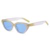 Gafas de Sol Blancas con Montura Blanca Estilo Ojo de Gato, Tendencia 2026, Estilo Urbano Popular, Protección Solar, Protección UV para Mujeres