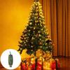 Luces de línea de cuero verde oscuro nuevas transfronterizas anillo luces luces de techo árbol de Navidad luces de decoración de árbol colgantes cadena LED parpadeante