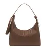 Bolso Tote de Gran Capacidad y Bolso Cruzado para Lonchera con Patrón Tejido, Diseño de Nicho de Color Sólido Simple, Versátil para el Viaje Diario, Bolso de Hombro Único