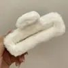 2024 Presilha de Pelúcia Personalizada Nova Presilha de Agarrar para o Cabelo de Trás Presilha de Agarrar de Pelúcia Disco de Cabelo para Menina Acessório de Cabeça Presilha de Agarrar Cabelo Presilha de Tubarão