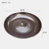 Cadena de Lluvia Morada, Cadena de Goteo para Aleros, Cadena de Drenaje, Cadena Guía de Agua para Patio, Canaleta de Agua para Tejado, Campana de Lluvia Estilo Chino, Cadena de Agua de Lluvia