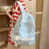 Mochila estilo Ins para niñas, adecuada para estudiantes de secundaria, mochila estilo coreano para estudiantes de preparatoria y una mochila pequeña de estilo fresco para estudiantes de primaria de 3º a 6º grado