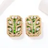 Cruz Amazon Lujo Ligero Hueco Cuadrado Octagonal Garras Fijación Strass Aleación Strass diy Accesorios para Joyería