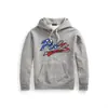 Coleção de Primavera Ralph Lauren Polo: Moletom com capuz em algodão puro, unissex, estilo pullover, adequado tanto para uso interno quanto externo, 100% algodão