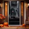 Amazon Transfronterizo Banner de Halloween Fondo Decoración Cubierta de Puerta Cubierta de Puerta Calavera de Terror Decoración Accesorios Decoración de Fiesta