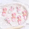 Cuchara de Maullido Linda Juguete de Comida Dibujos Animados Hecho a Mano Accesorios de Joyería DIY Resina de Pegamento Crema Pequeños Accesorios Material para Pasador de Pelo