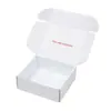 Caja de Avión Blanca Extra Dura Engrosada Caja de Embalaje Caja de Embalaje para Ropa Elegante Bufanda Caja de Embalaje para Joyería Negra Cremallera Caja de Avión