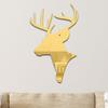 Acrílico Cabeza de Ciervo Transfronterizo Nórdico 3d Creativo Animal Decoración del Hogar Pared Sala de Estar Dormitorio Nuevo Adhesivo de Pared