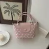 Bolsa de Mão Casual com Bolinhas Frescas 2026 Nova Tendência Moda Grande Capacidade Bolsa de Ombro para o Dia a Dia Bolsa Transversal para Mulheres