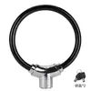 Cadeado de bicicleta para bikes de montanha e estrada, cadeado de cabo de aço espessado, cadeado de anel de liga, à prova d'água, anti-corte, cadeado antifurto para bicicletas elétricas