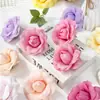 Cabezas de Flores de Rosa Simuladas Flor de Jamaica Arreglo Floral de Rosa Materiales Hechos a Mano DIY Accesorios para Ropa Suministros para Decoración de Bodas Venta al por Mayor