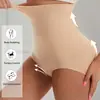 Venda Quente Transfronteiriça Europeia e Americana Calças Seamless de Cintura Alta para Controle de Barriga e Levantamento de Glúteos Calças Modeladoras Femininas Justas Body Sculpting Emagrecimento Roupa Íntima Triângulo