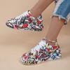 Comercio Exterior Nueva Moda Zapatos Deportivos con Cordones de Suela Gruesa Europeo y Americano Punta Redonda Talla 43 Zapatos Casuales para Pareja