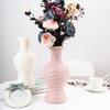 Jarrón de Plástico Anticaída, Arreglo de Flores Secas, Jarrón de Plástico Hidropónico, Adornos Creativos Pequeños y Frescos para Sala de Estar, Decoración para Arreglos Florales