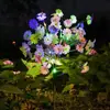 Luzes de bola de dente-de-leão movidas a energia solar para decoração de gramado, frete internacional, plantas decorativas para jardim e gramado ao ar livre