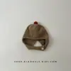 Gorro de Lana para Bebé Estilo Coreano Otoño e Invierno Niños Gorro de Punto Cálido y a Prueba de Frío Tendencia Niños Color Sólido Versátil Protección para las Orejas Gorro de Poner