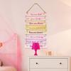 Pegatinas de Pared Rosas Ms7575 con Frases Inspiradoras en Inglés, Pegatinas de Pared para Dormitorio y Estudio, Pegatinas de Pared Motivacionales