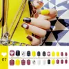 Uñas Postizas Portátiles Pre-hechas al por Mayor, Uñas Portátiles de Tira Completa Simples con un Toque de Lujo, Colección de Pegatinas Blanqueadoras para Uñas