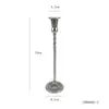 Candelabro de hierro forjado Portavelas retro europeo Portavelas de Amazon Decoración de boda Soporte para velas Cena a la luz de las velas