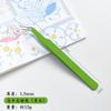 Pinzas de Acero Inoxidable de 1.5 mm de Espesor en Colores Macarrón, Adecuadas para Journaling, con Puntas Curvas y Rectas