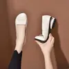 Zapatos de Mujer de Piel Suave con Cuentas 2026 Otoño Nuevo Punta Redonda Cómodos Antideslizantes Zapatos de Madre Tacón Bajo Boca Poco Profunda Zapatos de Una Sola Pieza Super Suaves Mujer