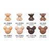 Nuevas pegatinas para uñas de oso de resina con diseño de oso de dibujos animados, tridimensionales, con diseño de caramelo mágico, Aurora y diamante, para decoración DIY.