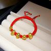 Nuevo Pulsera Ajustable de Serpiente de Cobre con Goteo de Aceite Estilo Chino Moda Nacional Elegante Cuerda para Mano Nicho Combinable Pulsera Personalizada
