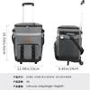 Bolsa Térmica Grande de 34L para Piquenique, Cooler de Carro, Bolsa de Gelo Estilo Carrinho para Uso Externo em Piqueniques, Acampamentos e Passeios