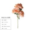 Flor de simulación, nueva decoración de mesa de tres dalias, accesorios de fotografía para bodas, planta de simulación, planta verde, venta directa
