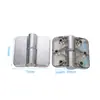 Accesorios de Ferretería para Mamparas de Baño Bisagras Planas para Puertas Bisagras para Puertas Plegables Acero Inoxidable 304 Bisagra de Cierre Automático para Puertas de Baños Públicos