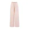 Pantalones de Chándal Casuales con Cordón para Mujer, Novedad de Otoño, Cintura Baja Versátil, Adelgazantes, Holgados, Pierna Ancha, Pantalones Deportivos, Pantalones Largos hasta el Suelo