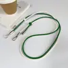 Cor Sólida Multitom Couro de Luxo Fivela de Metal Alça Transversal Ajustável Alça de Pescoço Adequado para Bolsas de Celular Cordão Feminino