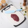 Suplemento Alimentar para Bebês da Mamãe Tábua de Corte de Palha de Trigo Plástico PP Tábua de Corte para Frutas Conjunto de Três Peças Tábua de Corte Combinada