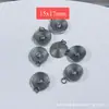 Colgante de Flor de Loto de Plata Sanqi de Plata Vieja de Shanxi Pequeñas Flores Accesorios Componentes para Manualidades y Joyería DIY