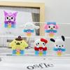 Llavero con colgante de muñeca de Sanrio para niña, llavero con colgante de dibujos animados de Sanrio, accesorios para bolso de coche al por mayor