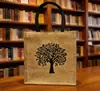 Bolsa Tote de Linho da Fábrica Original Bolsa de Trabalho Feminina Material de Algodão e Linho Grande Capacidade Bolsa de Mão